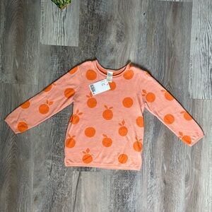 H&M Orange Long Sleeve Top